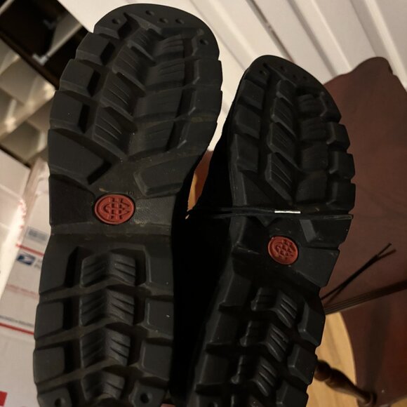 Cole Haan Black Suede waterproof boots - Picture 3 of 5